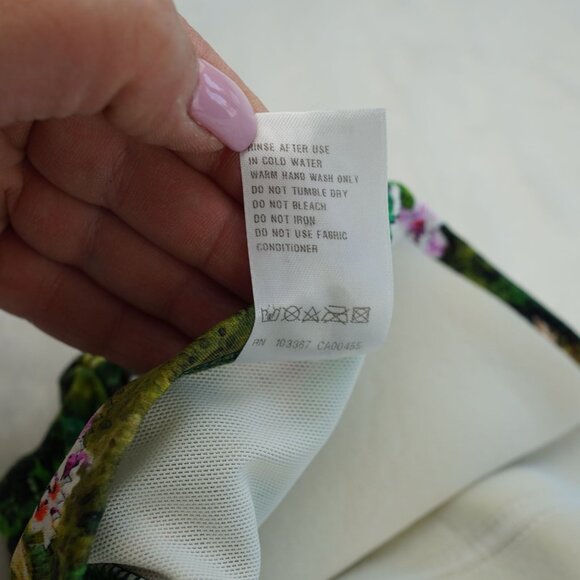 Freya Jungle Floral Bikini Set 32D Top Small Bottom Tropical Print with Leopard - Picture 5 of 10